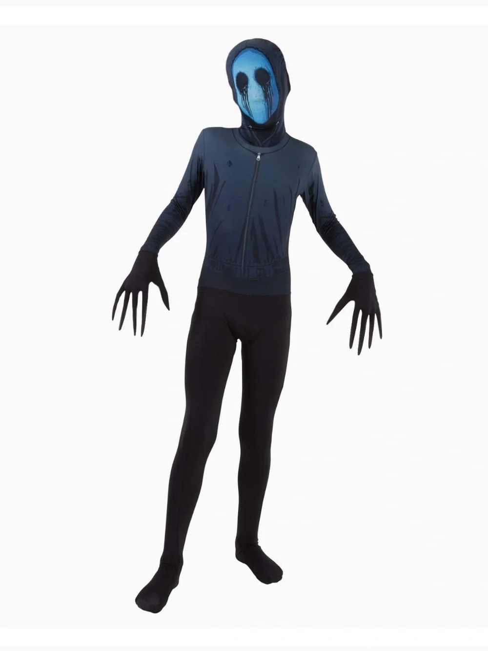 Morphsuits Official Eyeless Jack Urban Legends Kids Halloween Costume new large
